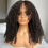 Sīktēls: Remy Afro Kinky Curly 5x5 Pu Silk Base Human Hair Wig