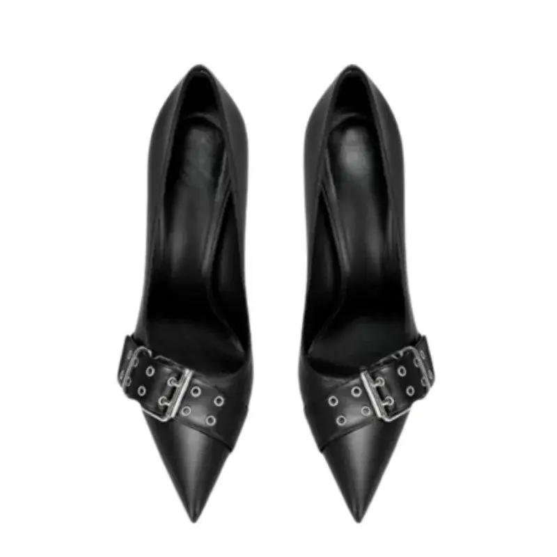 Miniatura: Elegant Front Buckle Stiletto High Heels