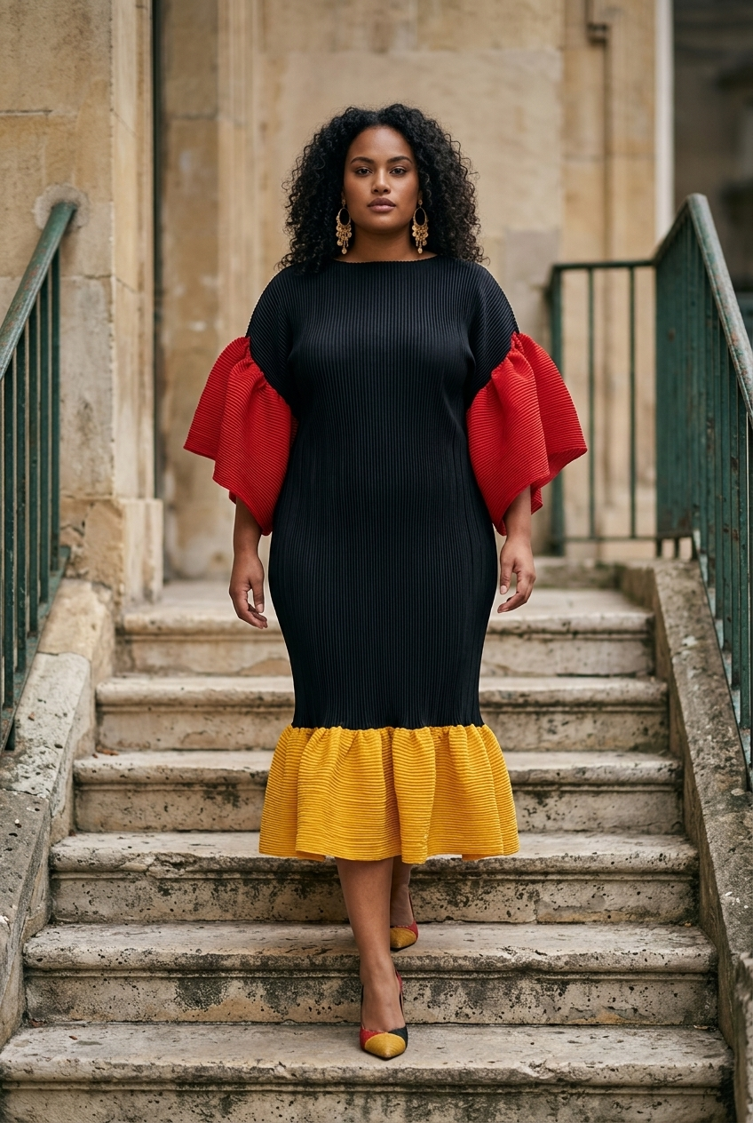 Sīktēls: Pleated Elastic Summer Dress