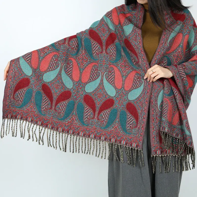 Miniatura: New Pashmina Print Windproof Shawl