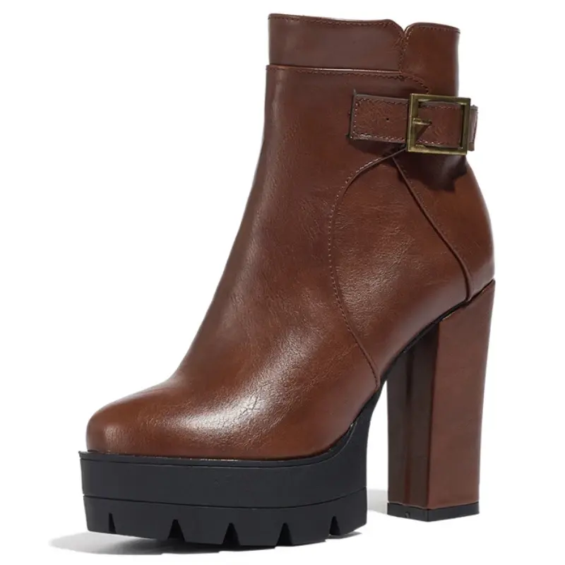 Miniatura: Women's Buckle Up Ankle Boots