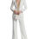 Thumbnail: Elegant Slimming Blazer & High Waist Trousers