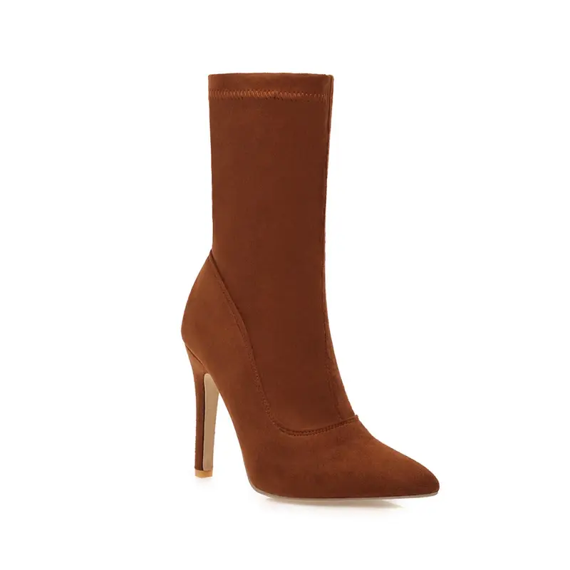 Sīktēls: Stylish Slim Stretch Sock Boots