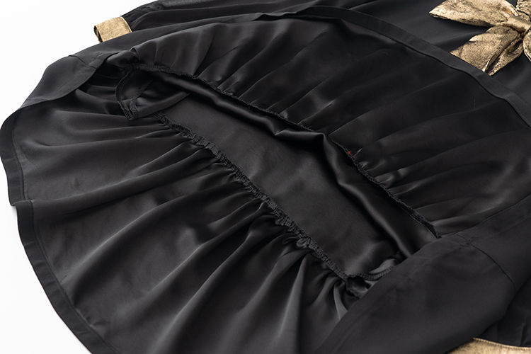 Miniatura: Black maxi dress back detail