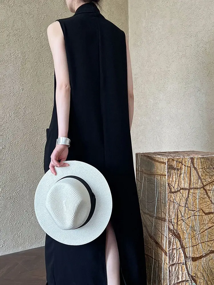 Miniatura: Elegant Orange Knot Oversized Dress