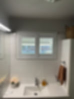 63mm Snow White Large Bullnose Polymer Shutters