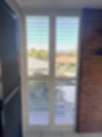 89mm White Fixed Aluminium Shutters