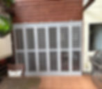 114mm Silver Bi-Fold Aluminium Shutters