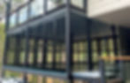 89mm Black Fixed Aluminium Shutters