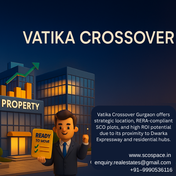 Commercial land for sale Gurgaon | Vatika Crossover SCO Plots & M3M 114 Market