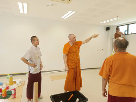 IBSC volunteers voluntarily renovated their classroom during the holiday period.