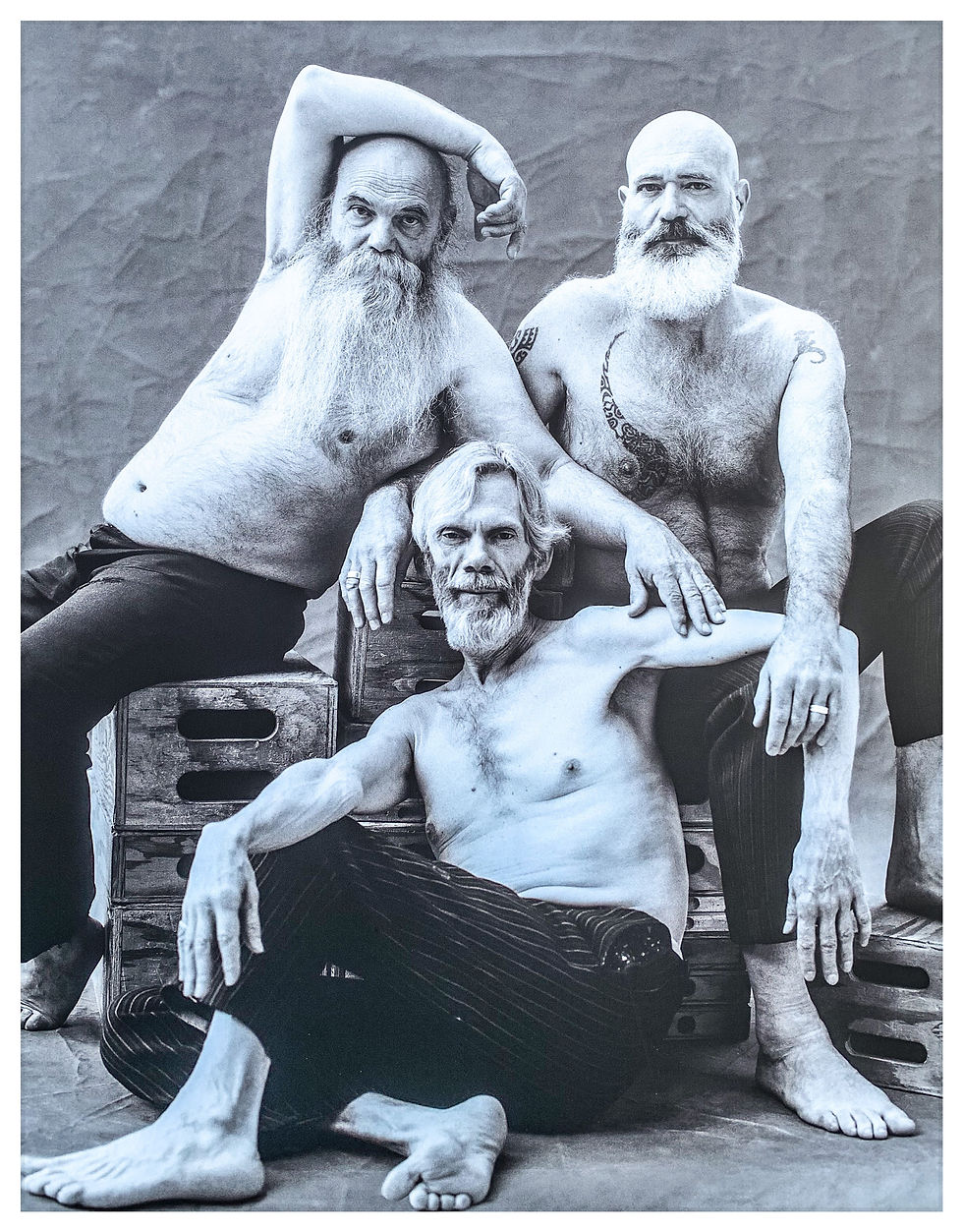 Eric C., Eric J. et Jean-François A. (agence Wanted) © Vincent Perez - Vincennes Images Festival 2019