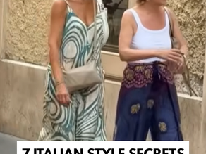 7 Italian Style Secrets Every Woman Over 50 Should Know