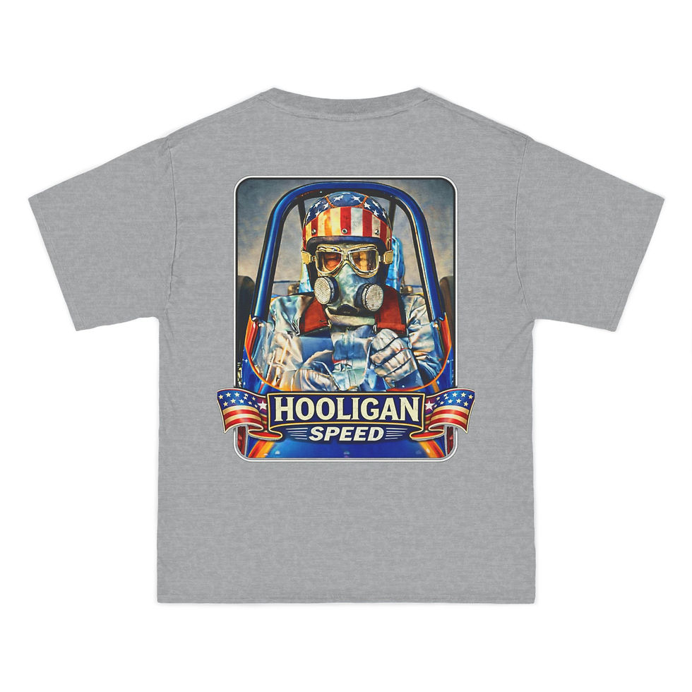 Thumbnail: Hooligan Starspangled Racer Big and Tall Tee