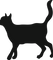 Black Cat Silhouette 