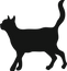 Black Cat Silhouette 