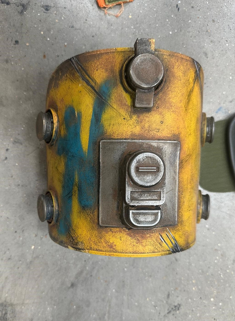 Pauldron for the Sklarian costume made at FBFX for Supergirl