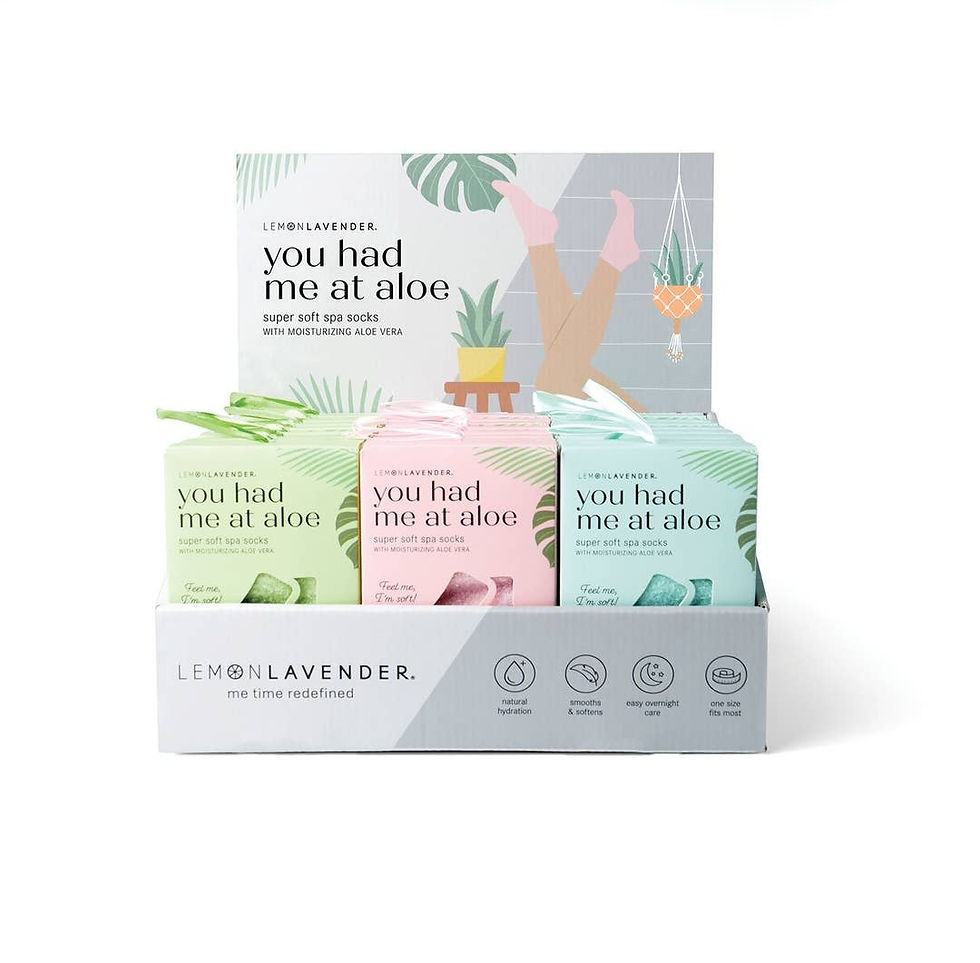 Aloe Socks - You had me at Aloe