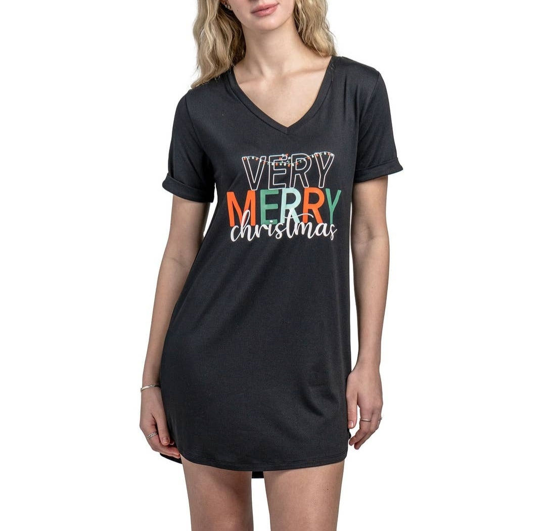 Sleep Shirt by Hello Mello - Very Merry Christmas 