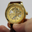 Miniatura: RELOJ SKELETON WAKNOER DORADO