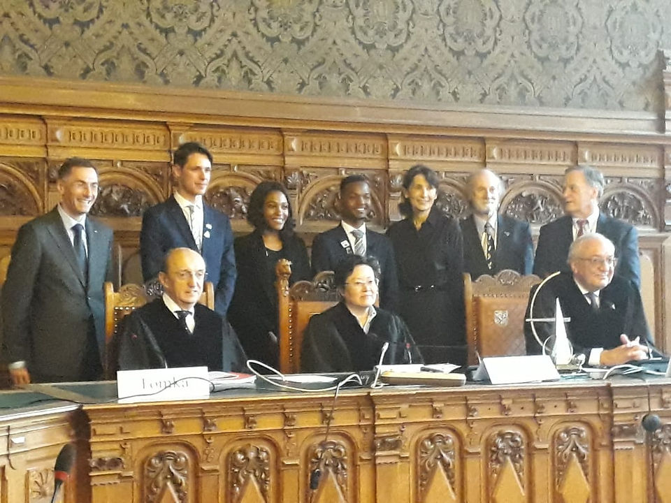 Team with ICJ Judges and IISL Committee