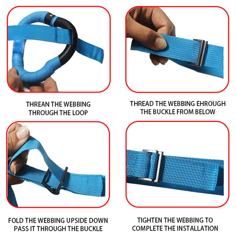 Thumbnail: Gymnastics Rings Kid Sport Toy Non-Slip Gym Rings With Swing Adjustable Straps P