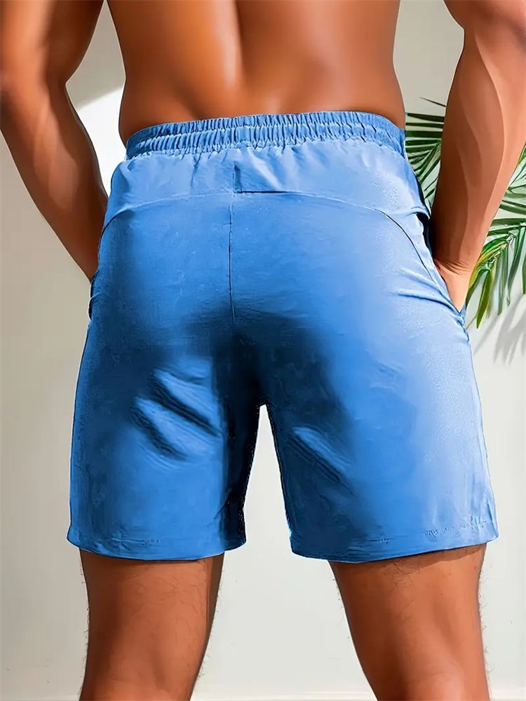 Thumbnail: UETEEY Summer Shorts Men Gym Sport Running Squat Fitness Workout Man Short Pants