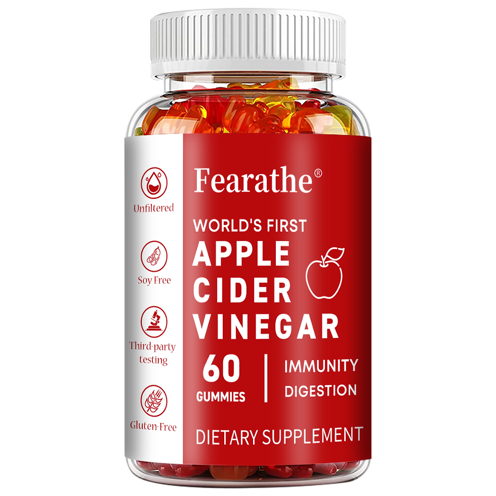Thumbnail: Apple Cider Vinegar Gummies - 60 Vegan Gummies - ACV Supplement for Detoxificati