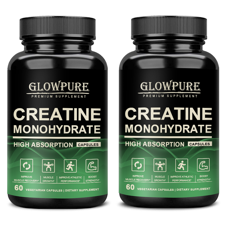 Thumbnail: Creatine Monohydrate Capsules for Enhance Muscle Mass Strength & Performance Imp