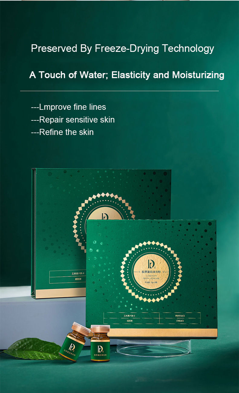 Thumbnail: Hyaluronic Acid Essence Collagen Powder Cream Facial Repair Moisturizing Fine Li