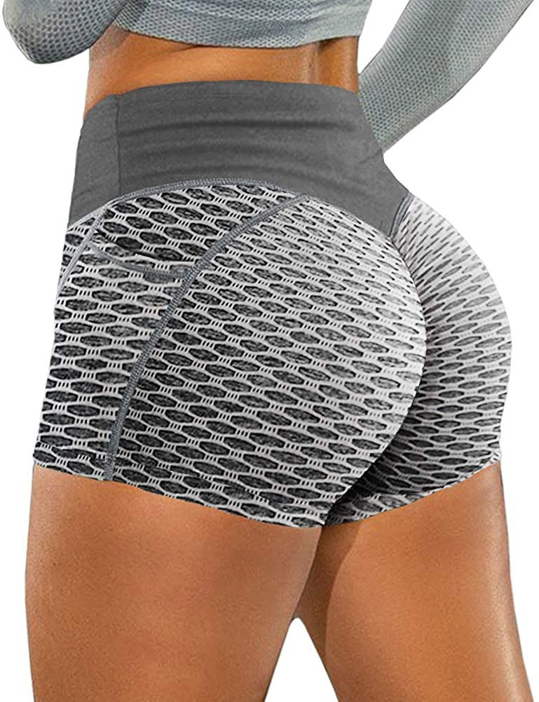 Thumbnail: SculptFit™ High-Waist Seamless Scrunch Shorts