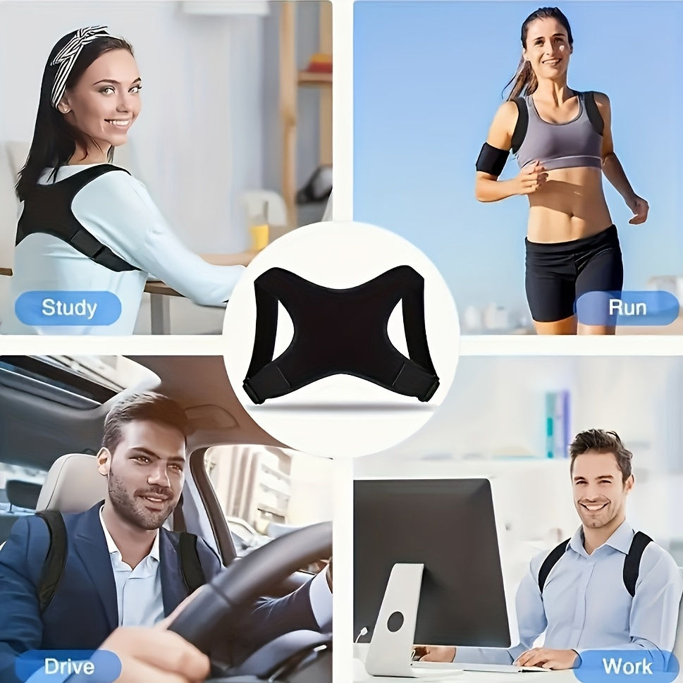 Thumbnail: PosturePro™ Adjustable Back Support Corrector Belt