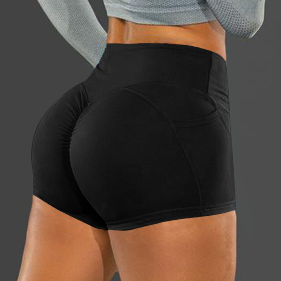 Thumbnail: SculptFit™ High-Waist Seamless Scrunch Shorts