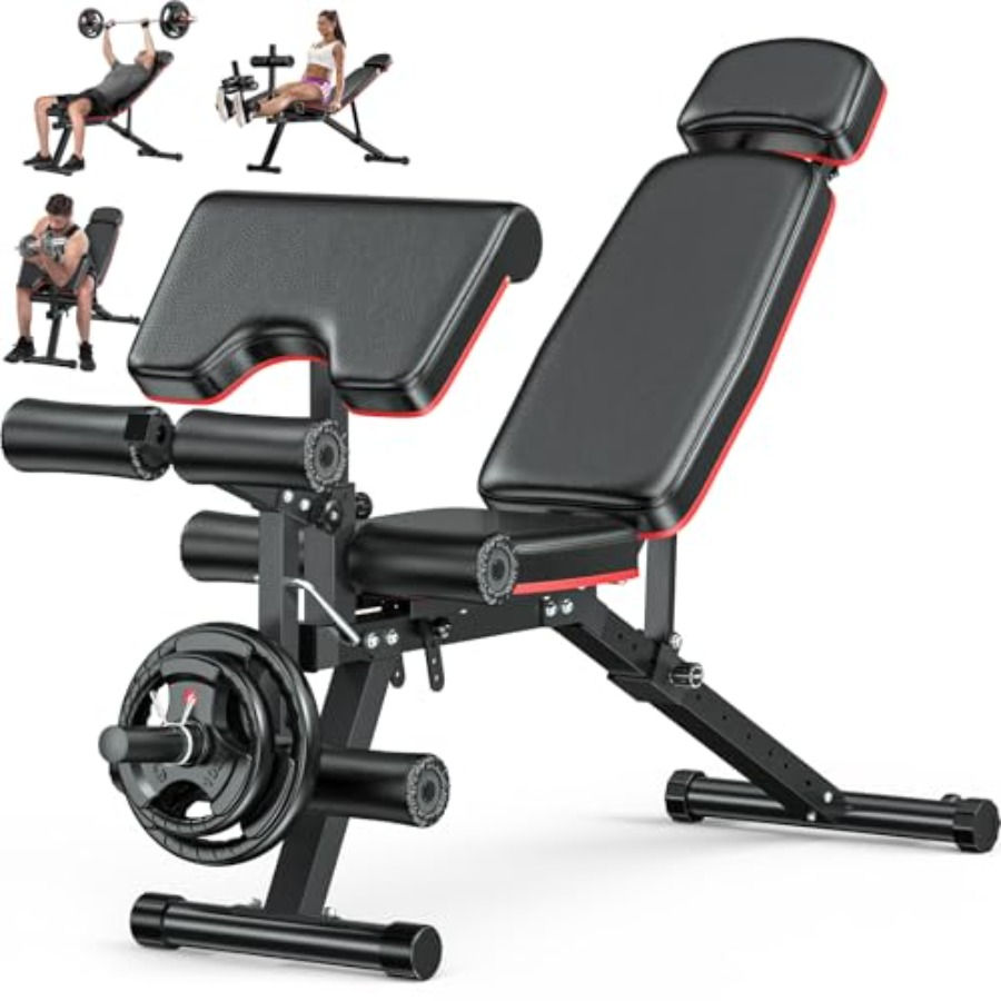 TitanForge™ Ultimate Training Bench – Multi-Function Home Gym for Full Body Work