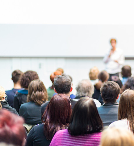 Audience and Lecturer