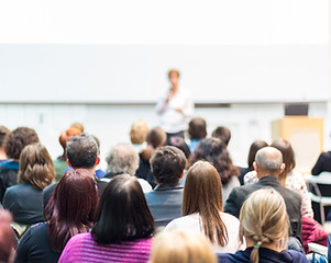 Audience and Lecturer