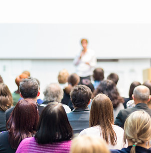 Audience and Lecturer