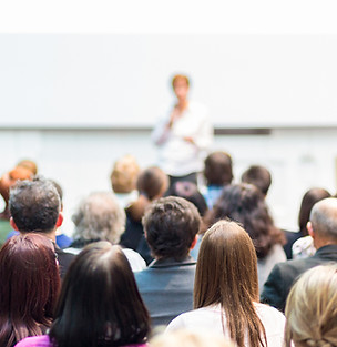 Audience and Lecturer