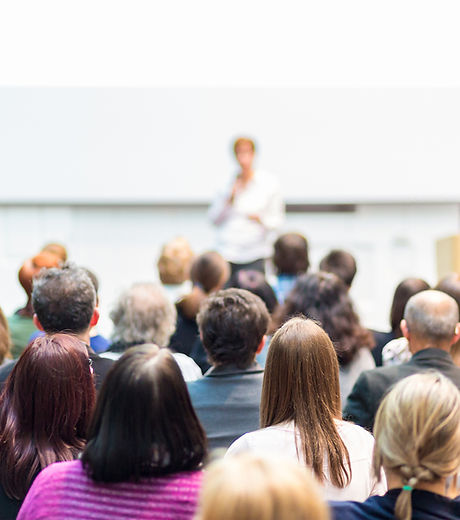 Audience and Lecturer