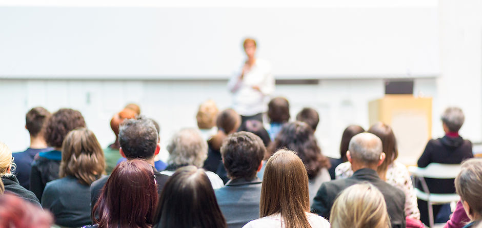 Audience and Lecturer