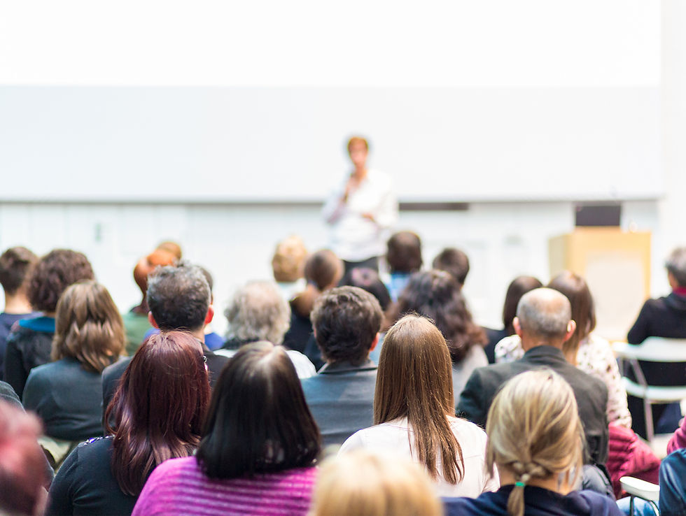 Audience and Lecturer