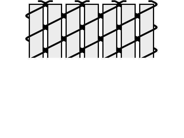 Light Grey Chain Link Fence Slats
