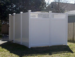 Vinyl Fence, PVC fence, white vinyl fence