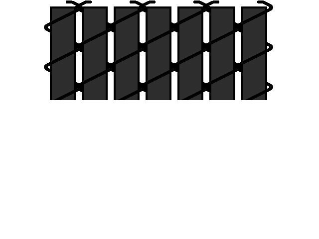 Black Chain Link Fence Slats