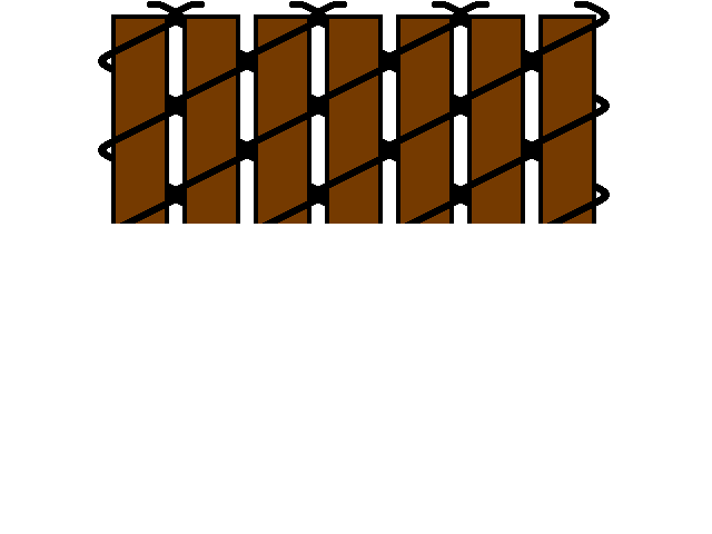 Maroon Chain Link Fence Slats