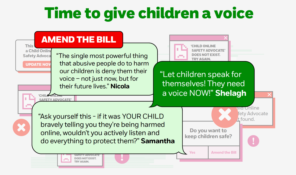 Sharing the voices of supporters