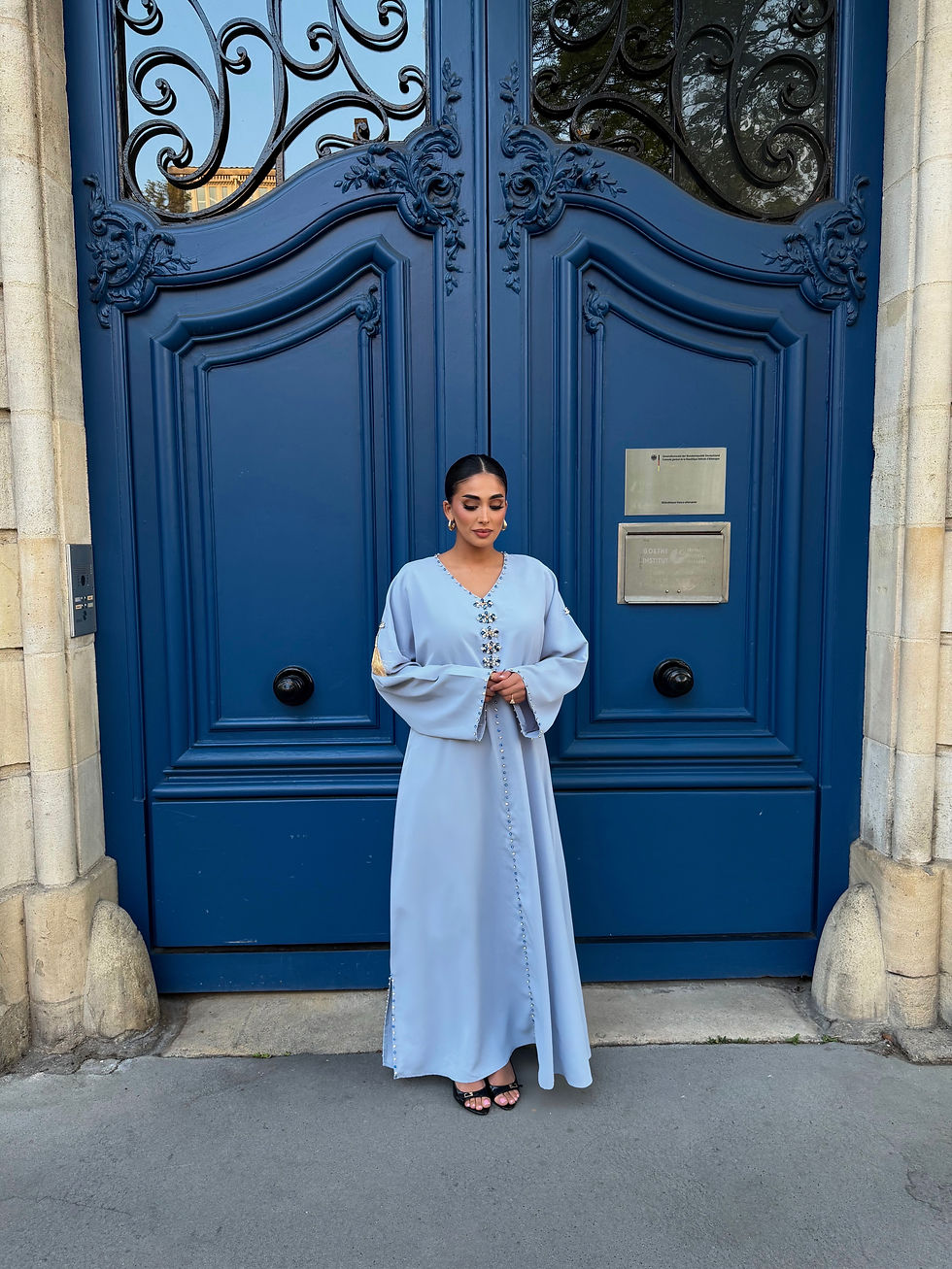 Thumbnail: ABAYA AYESHA [BLEU]