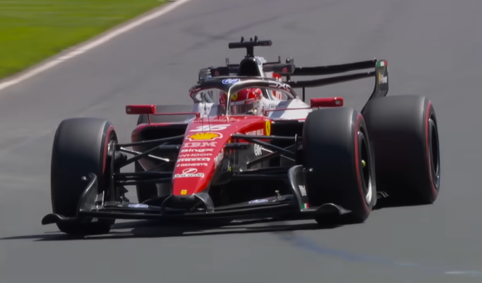 Credit: FORMULA 1. Charles Leclerc topped the opening practice session of the 2026 season.