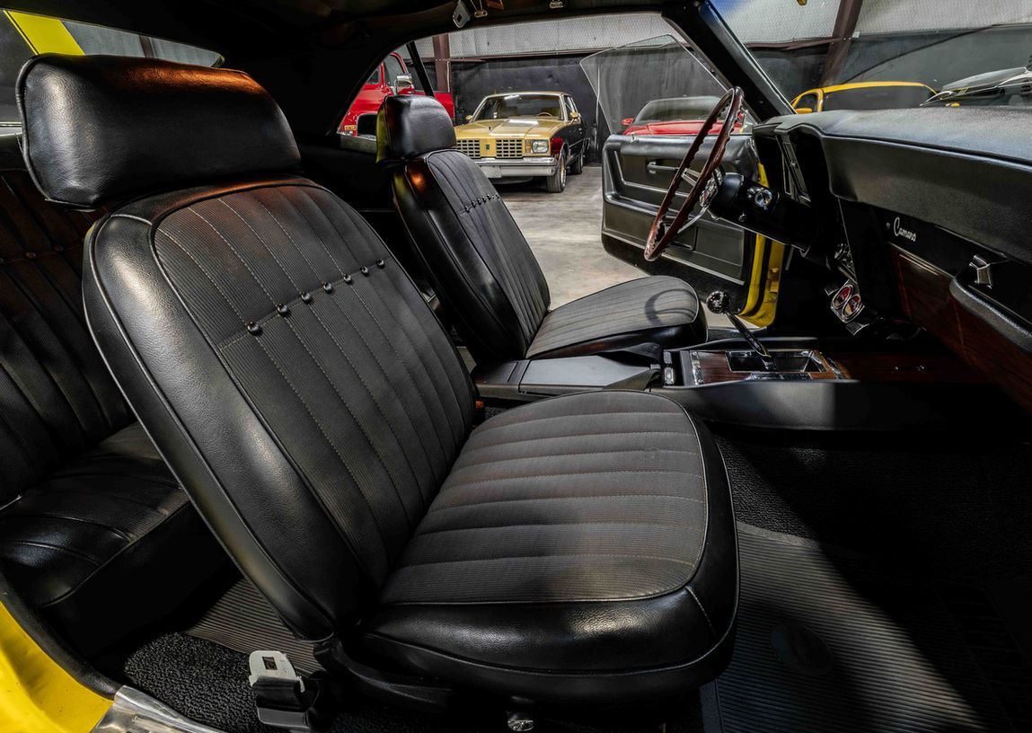 Example of the image alt text: Numbers Matching 1969 Chevrolet Camaro Z28 with Muncie 4-speed transmission