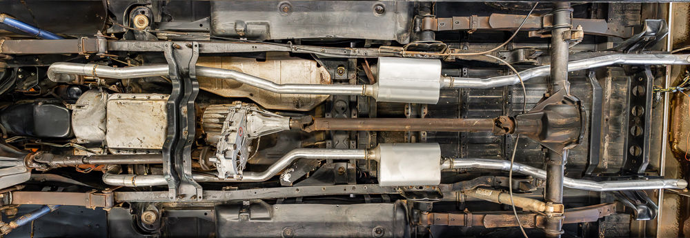 1987 Chevrolet K10 Silverado in two-tone tan and dark brown with 350 V8 engine and automatic transmission